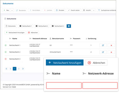 Module Intranet Software Modul MS File-Server-Konnektor