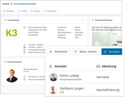 Intranet Software Module Firma