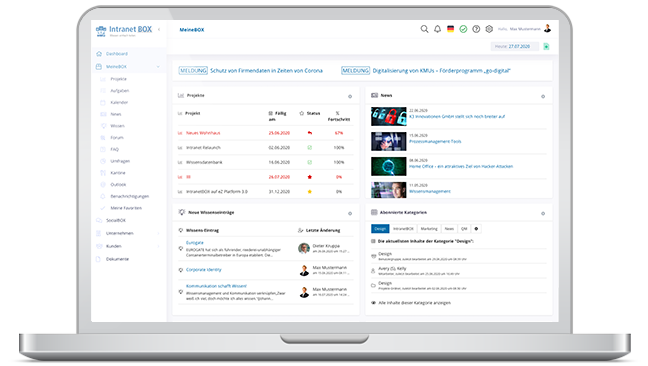 IntranetBOX Erweiterungen IntranetBOX Erweiterungen